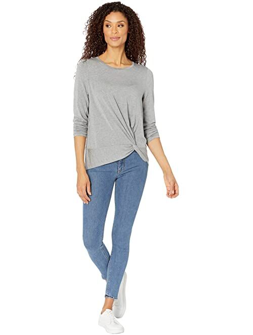 Nydj Long Sleeve Twist Knot Tee