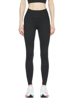 Black Laced One Luxe 7/8 Leggings