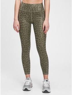 GapFit High Rise Print Pocket 7/8 Leggings in Sculpt Revolution