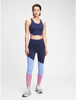 GapFit Brushed Tech Jersey Colorblock Leggings