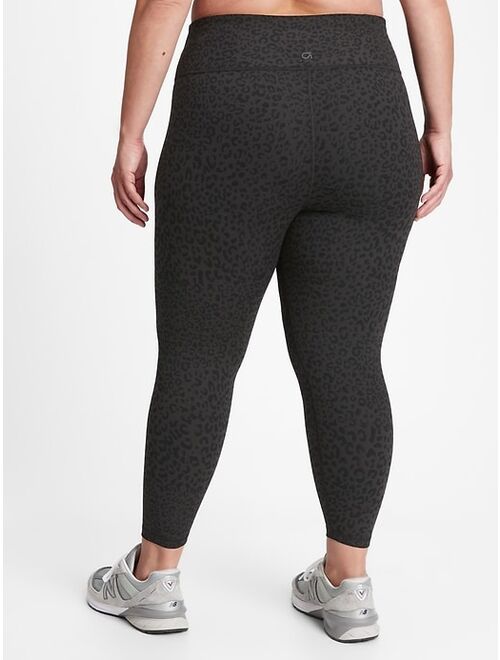 GapFit High Rise Blackout Jacquard 7/8 Leggings