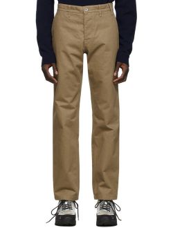 Khaki Heavy Utility Trousers