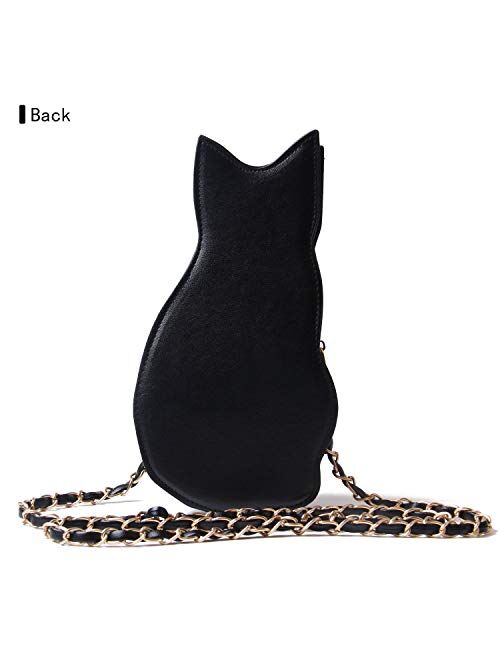 LUI SUI Womens Black Cat Purse Dinosaur Crossbody Bags Girls Flamingo Animal Purse Bags Chic Clutch Bags