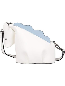 Shoulder Handbags Women 3D Unicorn Purse Animal Style Bags Zipper Crossbody Wallet Clutch Messenger Bag White