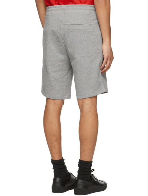 Grey Diz212 Elastic Waist Shorts