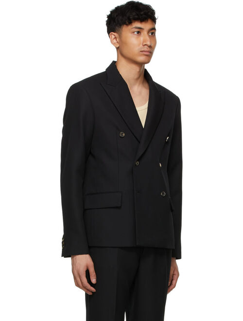 Black Pico Double Breasted Blazer