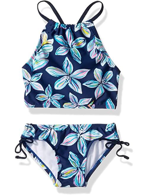 Kanu Surf Daisy Beach Sport Halter Tankini Two-Piece Swimsuit (Toddler)