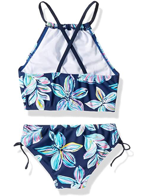 Kanu Surf Daisy Beach Sport Halter Tankini Two-Piece Swimsuit (Toddler)