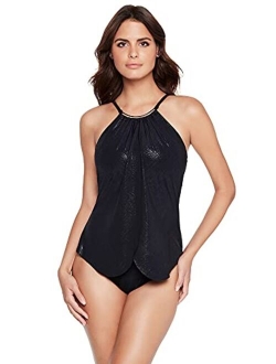 Magicsuit Black Nylon And Spandex High Neck Full Coverage One Piece