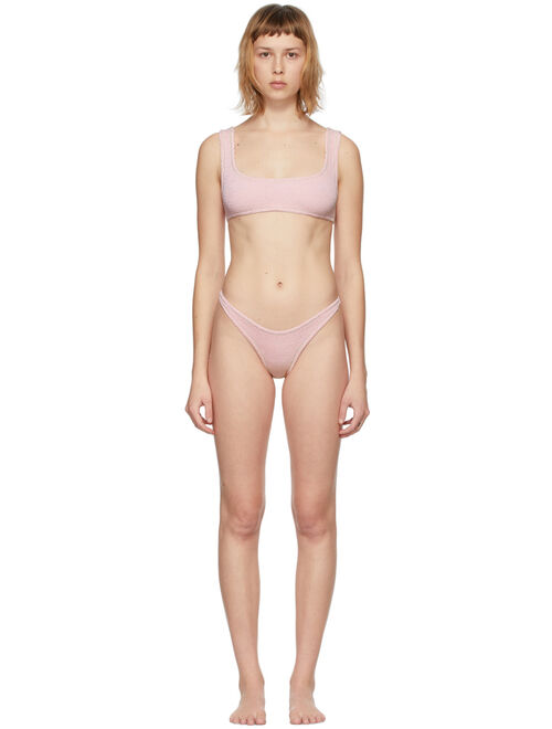 Pink Scrunch Ginny Bikini