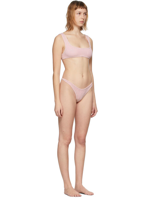 Pink Scrunch Ginny Bikini