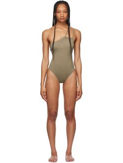 Grey Ferret One-Piece Swimsuit