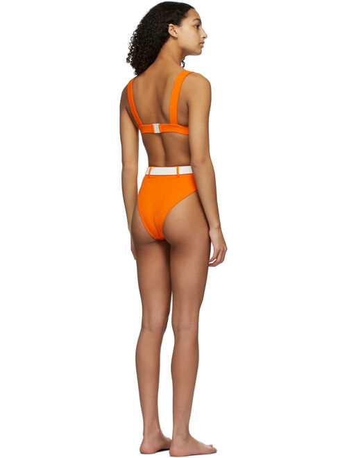 Orange Typhoon Bikini