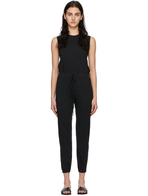 Black Classic Jersey Jumpsuit