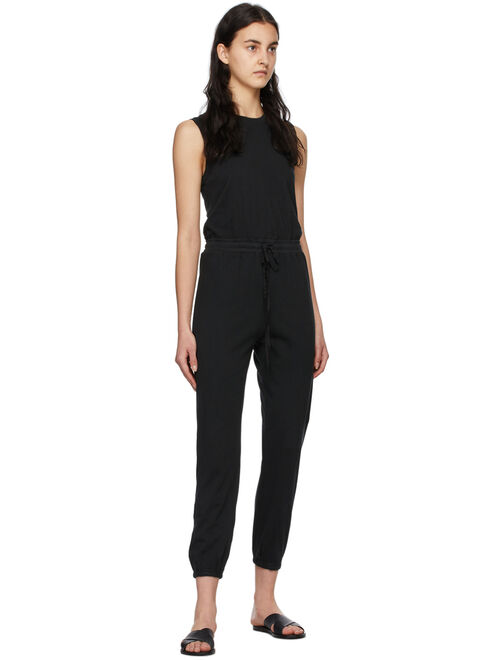 Black Classic Jersey Jumpsuit