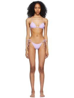 Purple Via & Ties Bikini