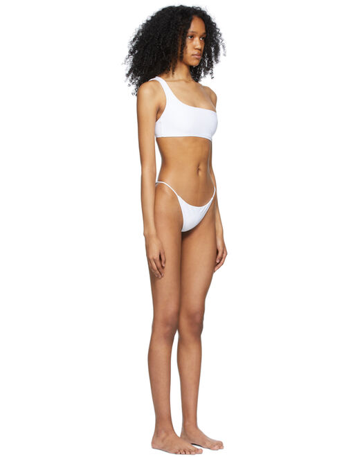 White Apex One Shoulder & Bare Minimum Bikini