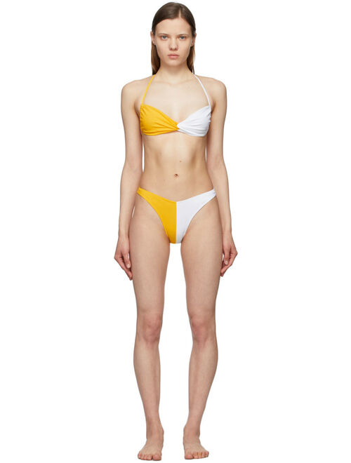 Gil Rodriguez Yellow & White Isla Margarita Bikini