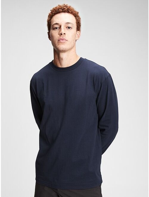 GAP Crew Neck Long Sleeve Relaxed T-Shirt