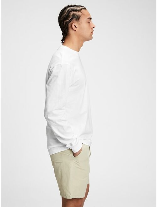 GAP Crew Neck Long Sleeve Relaxed T-Shirt