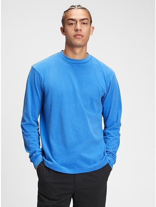 GAP Crew Neck Long Sleeve Relaxed T-Shirt