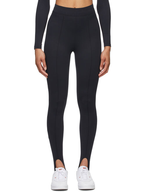 Norba Black Stirrup Sport Leggings