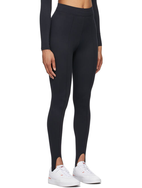 Norba Black Stirrup Sport Leggings