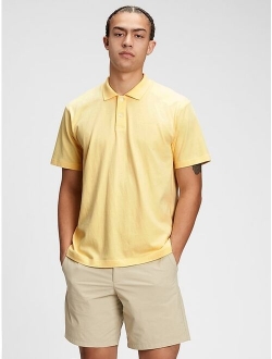 Organic Cotton Relaxed Fit Polo T-Shirt