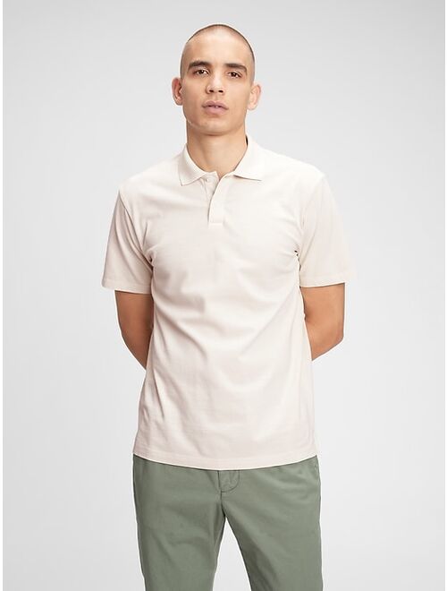 GAP Organic Cotton Relaxed Fit Polo T-Shirt