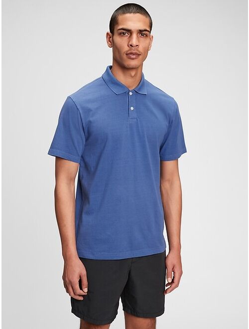 GAP Organic Cotton Relaxed Fit Polo T-Shirt