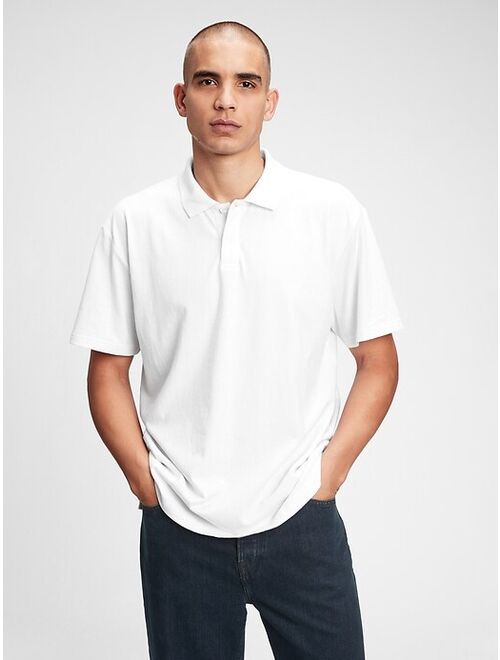 GAP Organic Cotton Relaxed Fit Polo T-Shirt