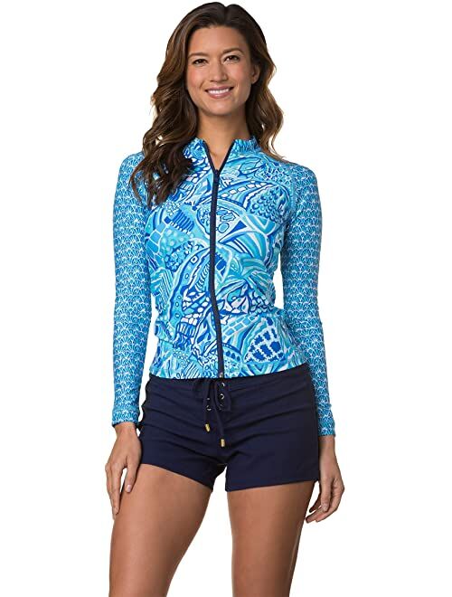 Helen Jon Blue Grotto Mirimar Surf Shirt