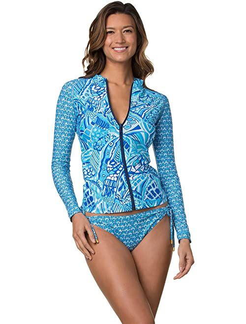 Helen Jon Blue Grotto Mirimar Surf Shirt