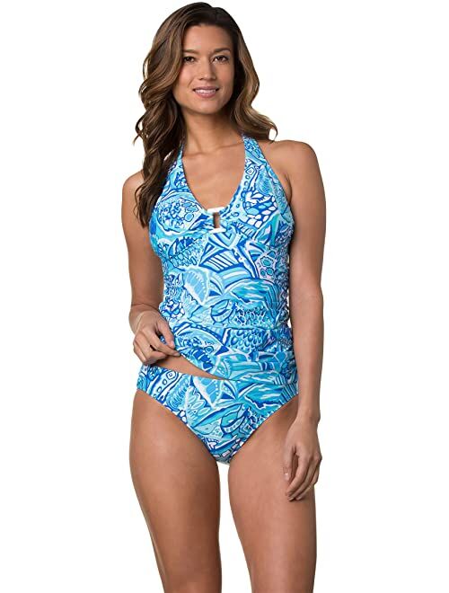 Helen Jon Blue Grotto Shell Tankini