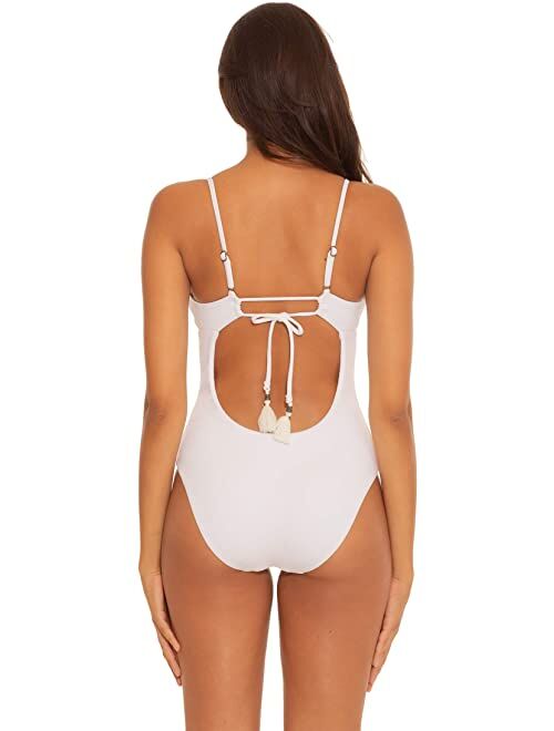 BECCA by Rebecca Virtue Fine Line Rib Abigail One-Piece