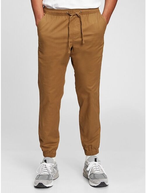 Slim Canvas Joggers with Gapflex