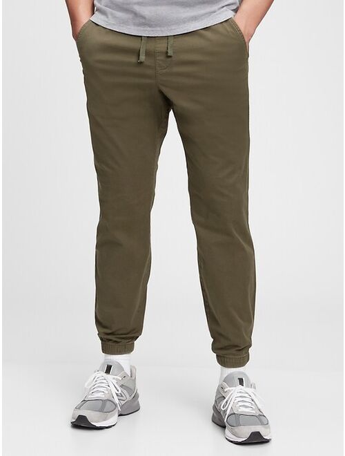 Slim Canvas Joggers with Gapflex