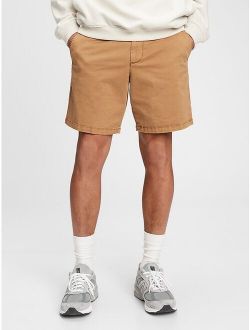 Vintage At The Knee Mid Rise Shorts