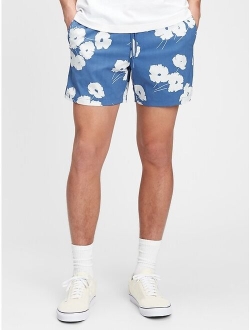 6" E-Waist Swim Trunks