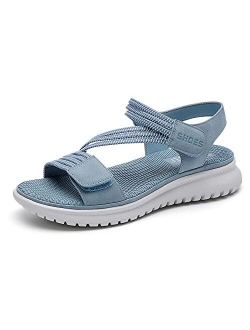 Womens Sport Sandals Comfort Walking Sandals with Arch Support Ankle-Strap Sandal for Women