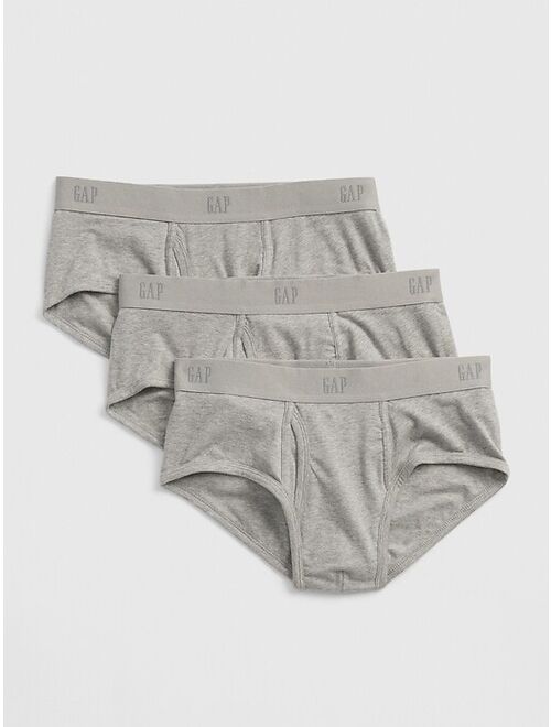 GAP Elastic Waist Basic Briefs (3-Pack)