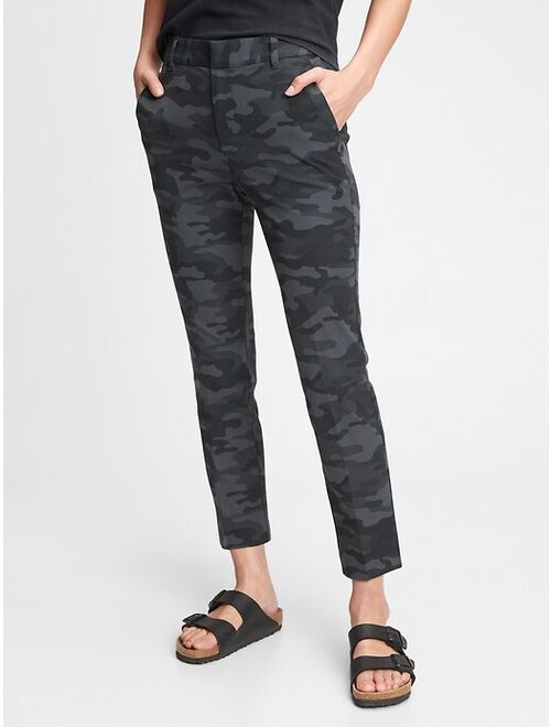 gap high rise slim ankle pants