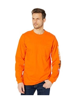 PRO FR Cotton Core Long Sleeve Pocket T-Shirt with Sleeve Logo