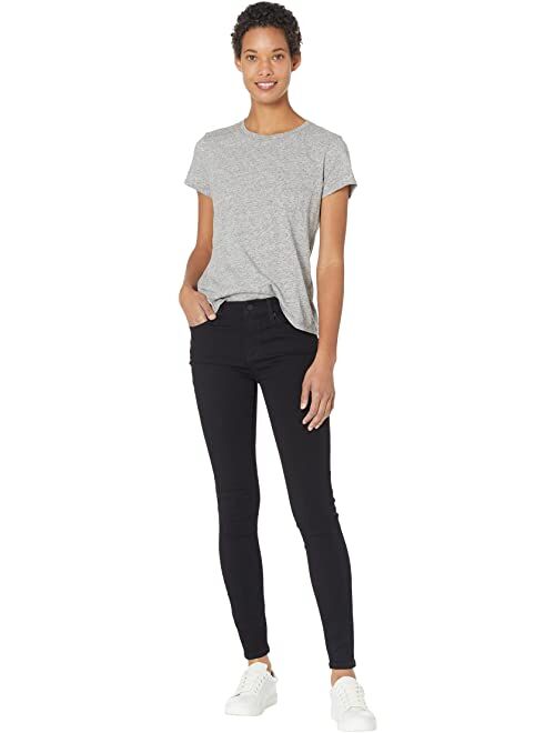 Liverpool Abby Skinny Jeans in Black Rinse