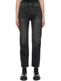 Ksubi Women's Straight Black Brooklyn Jeans