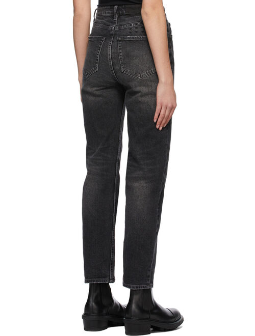 Ksubi Women's Straight Black Brooklyn Jeans