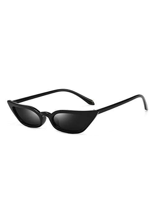 Dollger Retro Cat Eye Sunglasses Women Men Vintage Square Tortoise Shell  Fashion Cateye Sunglasses