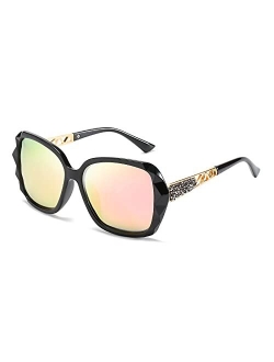 Oversized Polarized Sunglasses for Women Trendy Classic Ladies Sun Glasses UV400 Protection