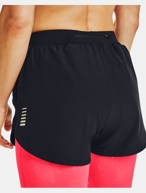 Under Armour Women's UA RUSH™ Run Upstream Camo 2-in-1 Shorts