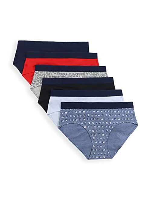 Buy Tommy Hilfiger Women's Underwear Ruched Back Cotton Hipster Panties, 6  Pack online